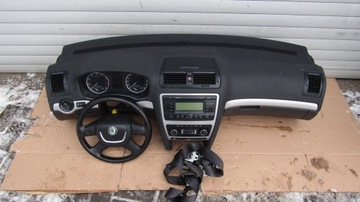 SKODA OCTAVIA 2 II РЕСТАЙЛ ТОРПЕДО КОНСОЛЬ KOKPIT KOMMPLET @@