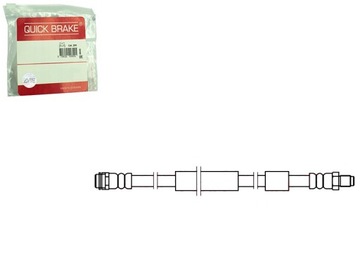 ПАТРУБОК ТОРМОЗНОЙ ГИБКИЙ DŁ 414MM M10X1 M10X1 MERCEDES SL R231