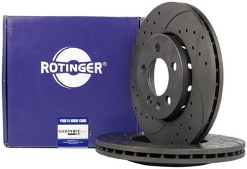 ROTINGER TARCZE+KLOCKI ПЕРЕД VW POLO 9N 256MM