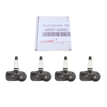 4X ДАТЧИК ДАВЛЕНИЯ ШИН TPMS TOYOTA LAND CRUISER 200 PRADO 42607-02031