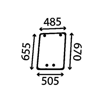 СТЕКЛО БОКОВАЯ ПРАВОЕ VALTRA SERIE 6000, 6100, 6200, 8000, M, T, TC, TCH, X