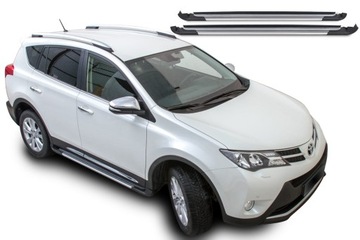 TOYOTA RAV4 IV 13-15 PRE РЕСТАЙЛ ПОДНОЖКИ БОКОВЫЕ ПОРОГИ