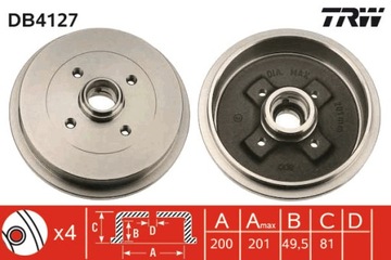 BĘBNEN ТОРМОЗНОЙ DB4127