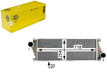 HELLA ИНТЕРКУЛЕР РАДИАТОР ВОЗДУХА DOŁADOWUJĄCE