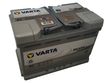 АККУМУЛЯТОР VARTA 12V 70AH 760A +P SILVER AGM СТАРТ СТОП 278X175X190