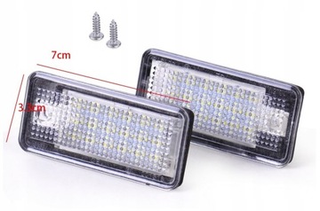 ПОДСВЕТКА LED (СВЕТОДИОД ) TABLIC РЕГИСТРАЦИОННИХ AUDI **