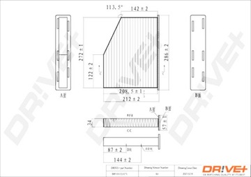 DRIVE+ ФІЛЬТР САЛОНУ AUDI 1.4-1.6FSI 03- A3 W ĘGLOWY