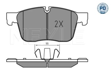 0252230218/PD КОЛОДКИ HAM. LAND ROVER P. RANGE ROVER VE