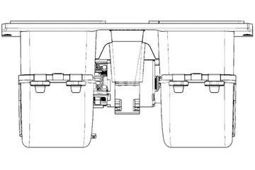 MAHLE ВЕНТИЛЯТОР ЦЕНТРИФУГИ 24V DAF LF 45 LF 55 RVI KERAX MIDLUM