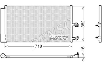 DENSO КОНДЕНСАТОР КОНДИЦИОНЕРА VOLVO XC90 II 2.0 2.0D 2.0H 09.14-12.19