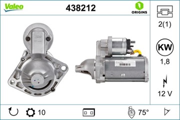 СТАРТЕР VALEO ORIGINS NEW 438212