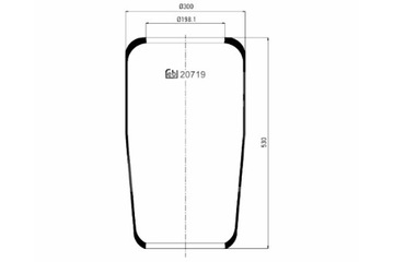 FEBI BILSTEIN ПЫЛЬНИК ПОДВЕСКИ ПНЕВМАТИЧЕСКОЙ ЗАД P