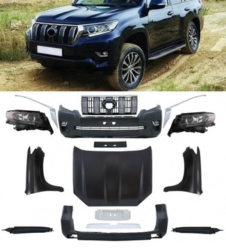 BODY НАБОР СПОЙЛЕР ДИФФУЗОР TOYOTA LAND CRUISER PRADO FJ150 (10+) TO (18+)