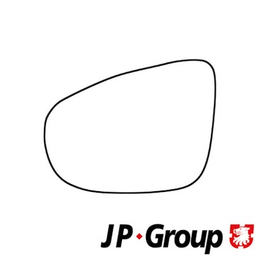 JP GROUP 1189304770 СТЕКЛО ЗЕРКАЛА, ЗЕРКАЛО ВНЕШНИЕ