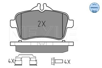 КОЛОДКИ HAM. DB T. W166/X166 GL/ML 11-