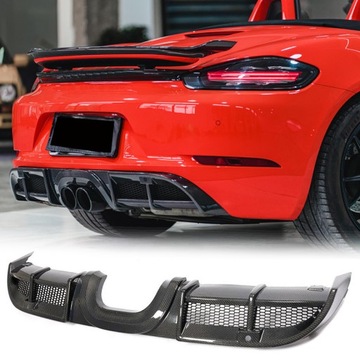 CARBON БАМПЕРА ДИФФУЗОР PORSCHE 718 BOXSTER CAYMAN