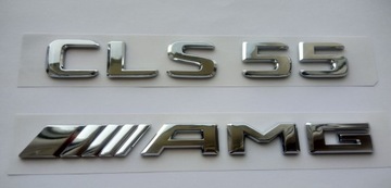 CLS55 AMG MERCEDES ЭМБЛЕМА ХРОМ