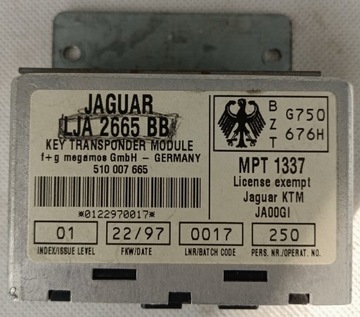 МОДУЛЬ TRANSPONDERA JAGUAR XK8 X100 LJA2665BB