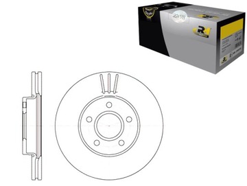 ДИСКИ ТОРМОЗНЫЕ ТОРМОЗНЫЕ CENA 1 ШТУКА 278X25 V 5-OTW FORD C-MAX 07 TRW DF4465