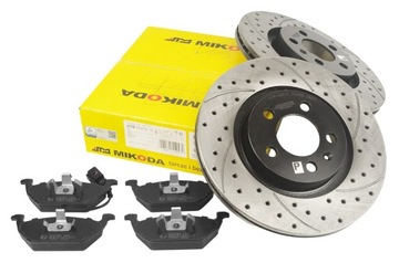 ДИСКИ ТОРМОЗНЫЕ ТЮНИНГ 280MM + КОЛОДКИ AUDI A3 1996-2003