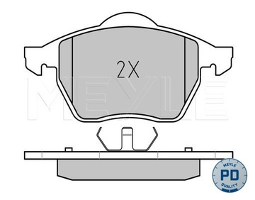 КОЛОДКИ HAM. VW P. A4- PASSAT 1.6- 2.8 95- 01