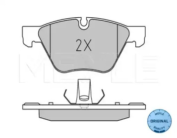 КОЛОДКИ ТОРМОЗНЫЕ BMW MEYLE