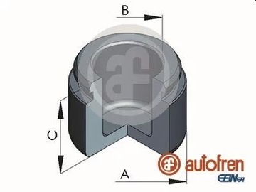 D025606 ПОРШЕНЬ HAM. LAND ROVER P. RANGE ROVER 3