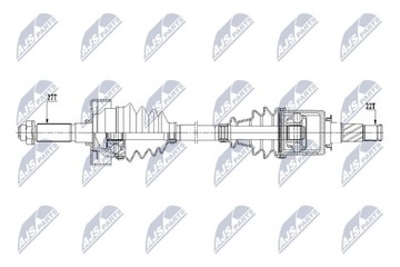 ПОЛУОСЬ ПРИВОДНАЯ SUBARU FORESTER AWD 14-, XV AWD 13-