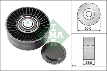 L 532051510 РОЛИК MICRO-V НАПРАВЛЯЮЩАЯ BMW 5 (F10) 535