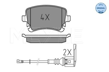 КОЛОДКИ HAM. VW T. MULTIVAN/T5 03- Z ДАТЧИКОМ 0252332617/W MEYLE