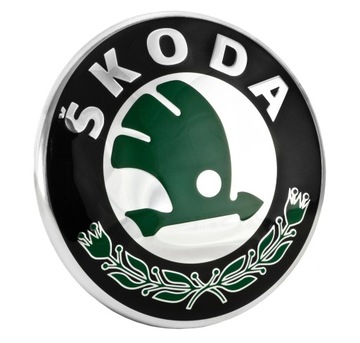 ZNAK ЗНАЧЕК ЛОГОТИП SKODA 80MM FABIA I II 00-12 OE