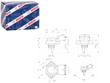 ДАТЧИК ДАВЛЕНИЯ W КОЛЛЕКТОРЕ SSĄCYM DAF 75 CF CF 65 CF 75 CF 85 LF