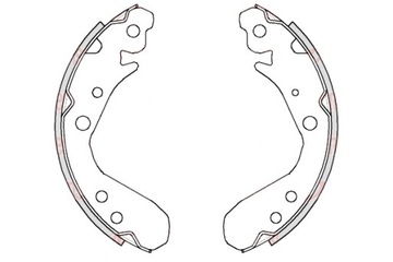 REMSA КОМПЛЕКТ - КОМПЛЕКТ КОЛОДОК ТОРМОЗНЫХ REMSA