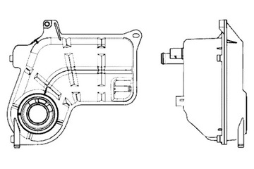 MAHLE БАК РАЗШИРИТЕЛЬНЫЙ ЖИДКОСТИ ОХЛАЖДАЮЧЕЙ AUDI A6 C5 02.00-01.05