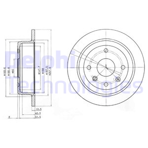 ДИСК ТОРМОЗНОЙ CHEVROLET LACETTI J200 05- BG4091