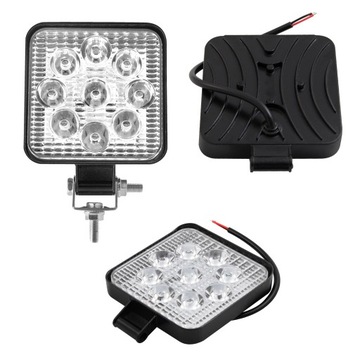 ФАРА РАБОЧАЯ LED (СВЕТОДИОД ) 27W ПРОТИВОТУМАНКА ПРОЖЕКТОР 12V 24V