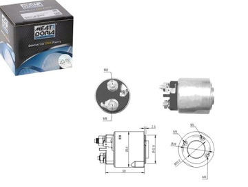 ELEKTROMAGNES СТАРТЕРА 12V NISSAN KUBISTAR RENAULT CLIO I CLIO II