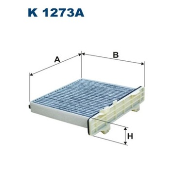 ФИЛЬТР, ВЕНТИЛЯЦИЯ СТОРОНЫ ПАССАЖИРА ФИЛЬТРON K 1273A