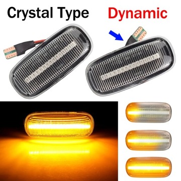 ДИНАМИЧЕСКИЙ ТИП KRYSZTAŁU 2X ZNACZNIK БОКОВОЙ LED (СВЕТОДИОД ) SY