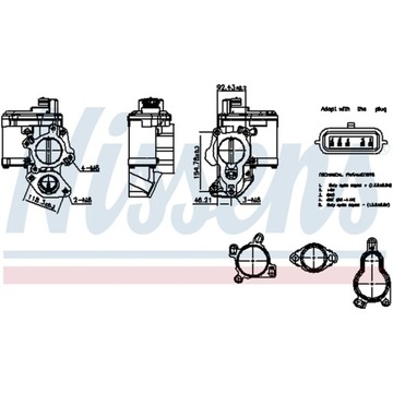 КЛАПАН AGR NISSENS 98265