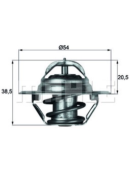 ТЕРМОСТАТ СИСТЕМЫ ОХЛАЖДЕНИЯ TX 3 83D