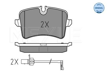 КОЛОДКИ HAM. VW T. A4/A5/Q5 07- Z ДАТЧИКОМ 0252460617/W MEYLE