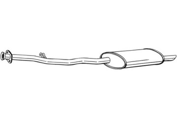 BOSAL ГЛУШИТЕЛЬ СИСТЕМЫ ВЫХЛОПНОЙ ЗАД BMW 3 E36 1.6 09.93-05.99