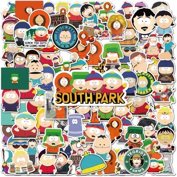 100 ШТУКИ ŚLICZNE SOUTHPARK НАКЛЕЙКИ KENNY RANDY N LOK7089