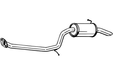 BOSAL ГЛУШИТЕЛЬ СИСТЕМЫ ВЫХЛОПНОЙ ЗАД TOYOTA RAV 4 IV 2.0 2.0D 12.12-
