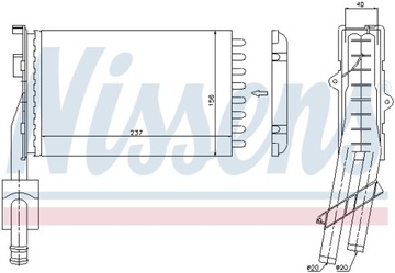 ОБОГРЕВАТЕЛЬ NISSENS NIS 73352