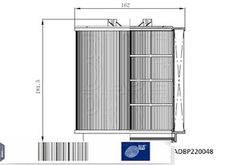 BLUE PRINT ФИЛЬТР ВОЗДУХА PORSCHE 911 911 SPEEDSTER 911 TARGA