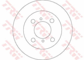 ДИСКИ ТОРМОЗНЫЕ ТОРМОЗНЫЕ ПЕРЕД TRW DF4315