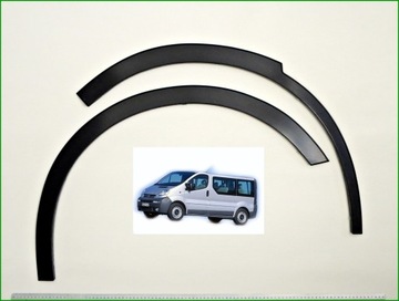 OPEL VIVARO 01-06 НАКЛАДКА НАКЛАДКИ ЗАЩИТА ПОДКРЫЛКА 4 ШТУКИ.