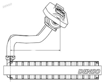 DENSO DEV09020 ИСПАРИТЕЛЬ КОНДИЦИОНЕРА